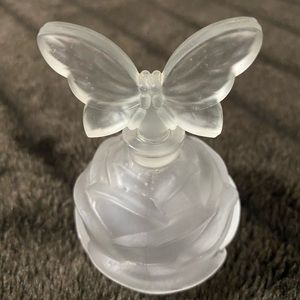 Roses and Butterfly French Perfume Bottle